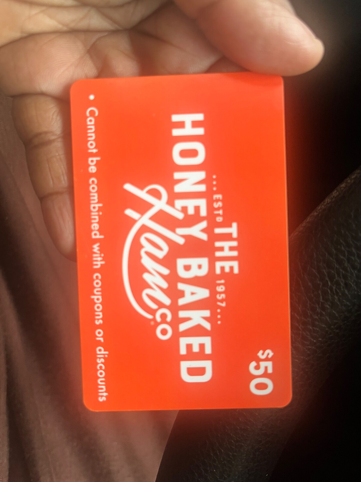 The Honey Baked Ham gift card
