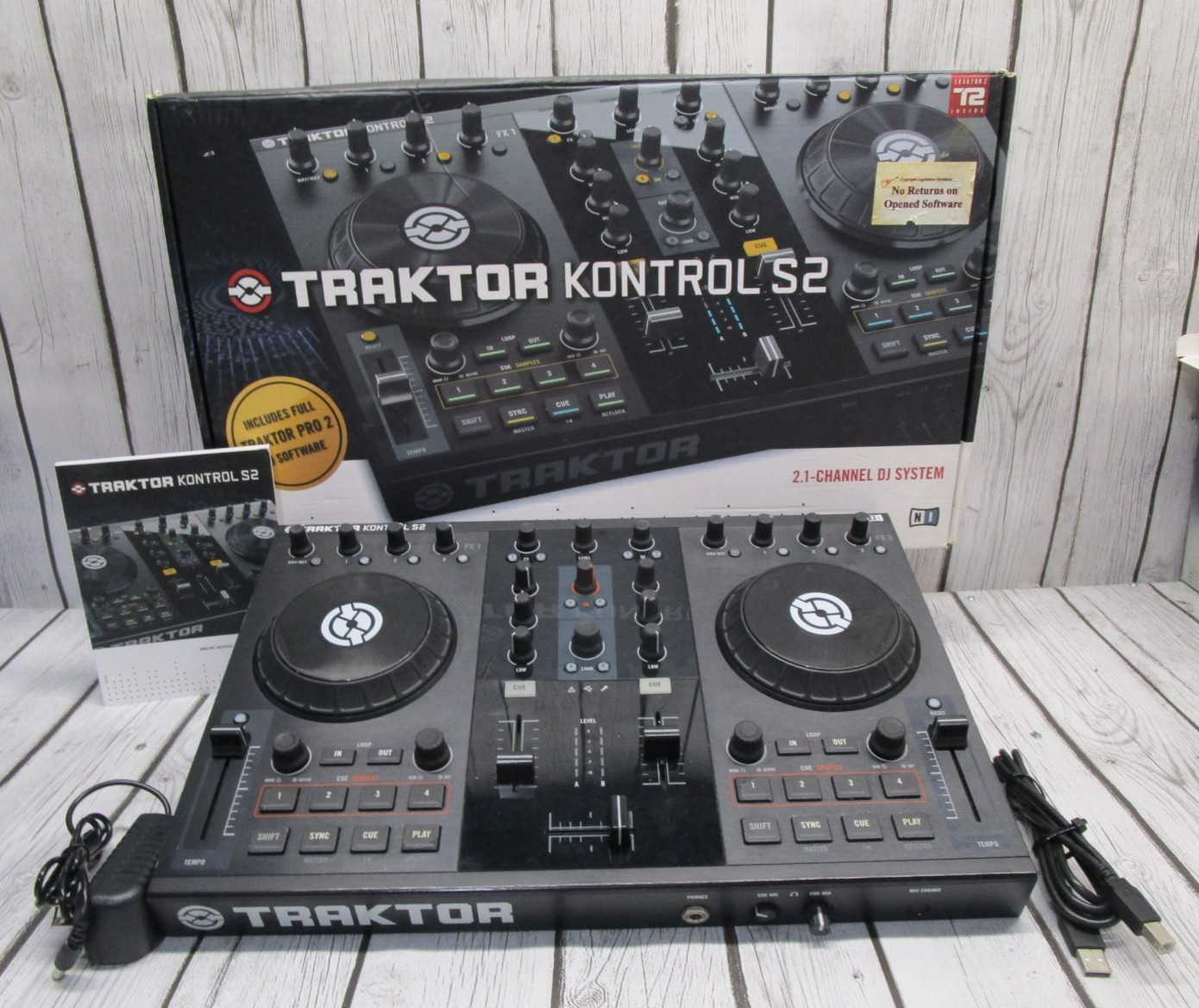 Native Instruments Traktor Kontrol S2 MK1 DJ Controller wPSU USB in Original Box