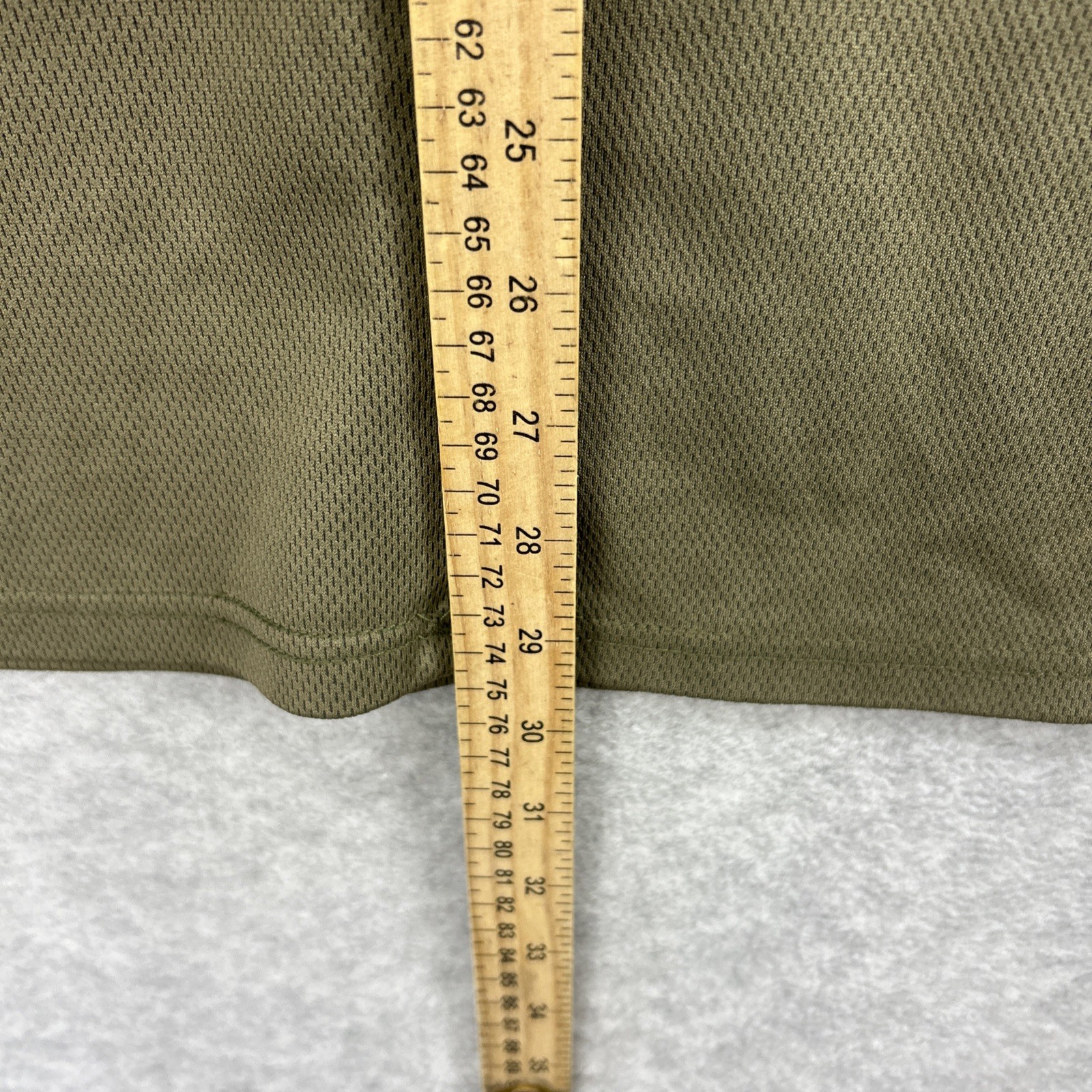 ScentLok Shirt Mens Large Green Snap T Mock Neck Pullover Hunting Base Layer