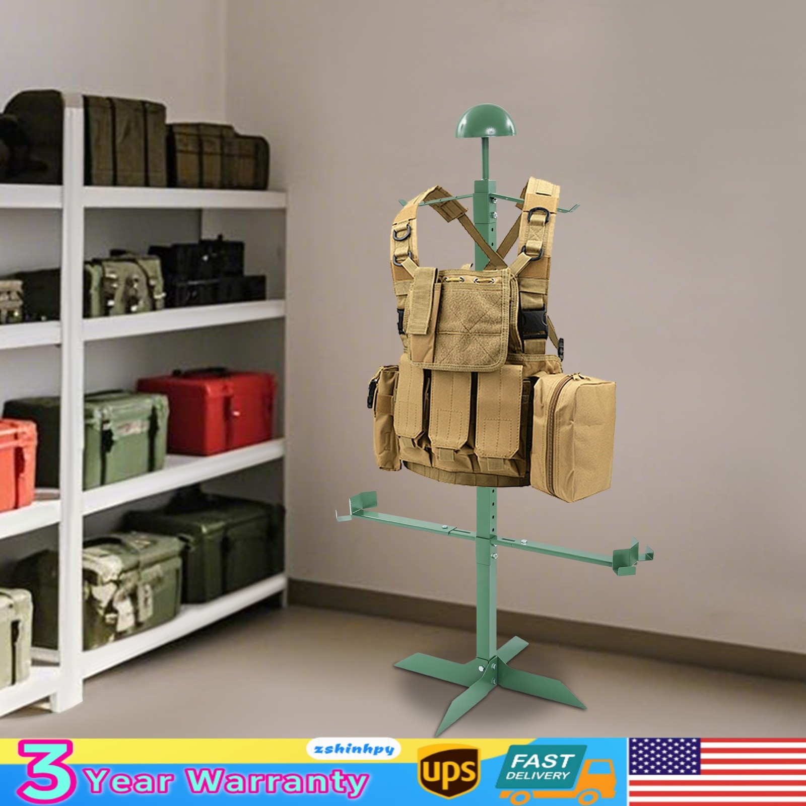 85 lbs Tactical Military Gear Stand Versatile Storage Heavy Duty Gear Stand