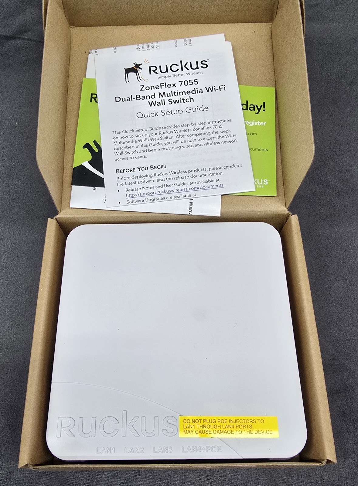 *New In Box* Ruckus ZoneFlex 7055 WiFi Unleashed Wireless Access Point