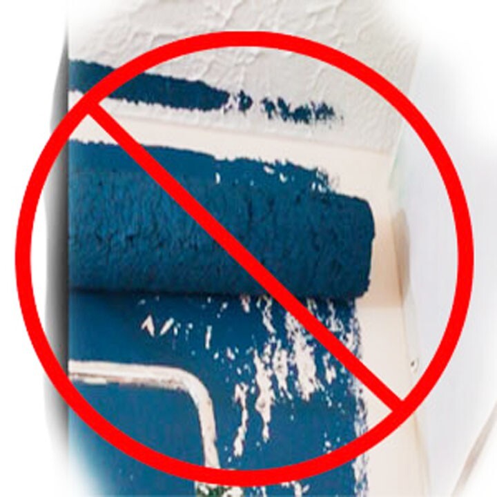 FlipNRoll Paint Roller Guide PREVENTS WALL PAINT FROM hitting ceiling -video