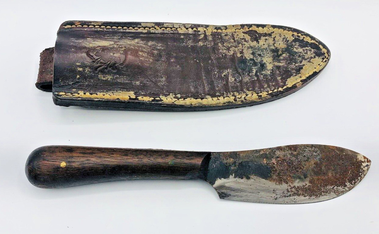 Habilis Bush Tool Knife  + Sheath Knives Hunting Rare Collector Collectible usa
