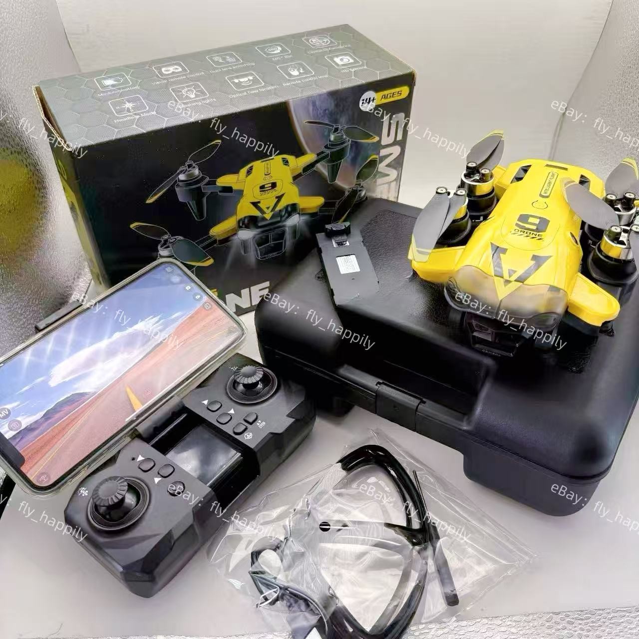 8K dual camera drone remote flight control, one click return to US inventory New