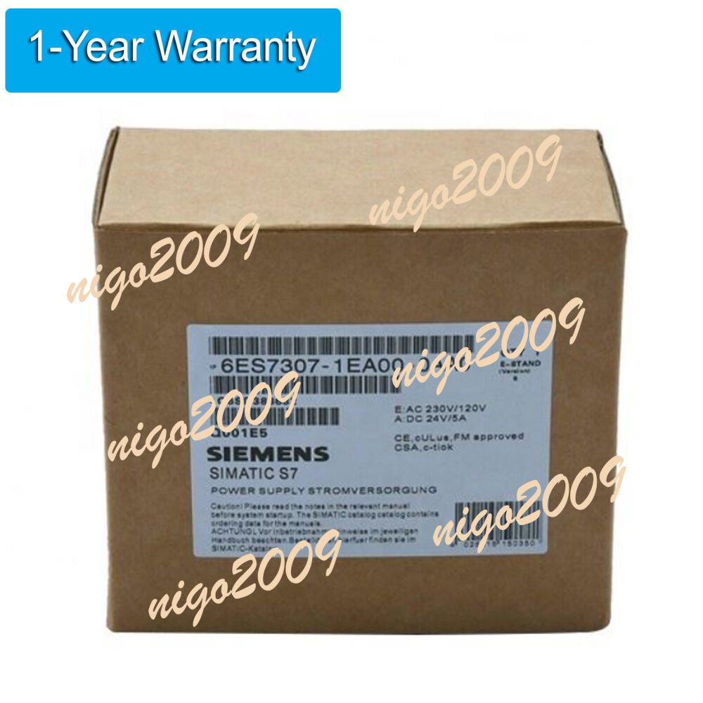 Siemens Power Supply 6ES7 307-1EA00-0AA0 / 6ES7307-1EA00-0AA0 New in Box NIB