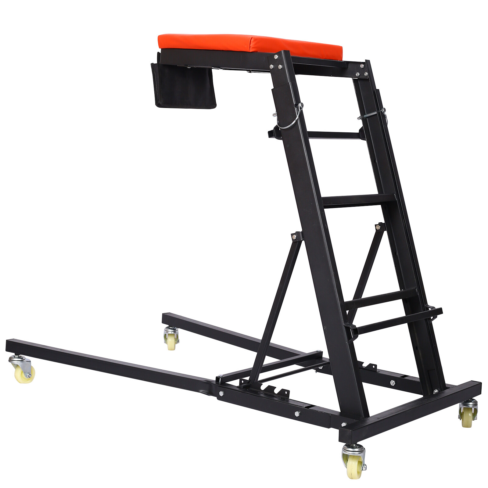 Rolling Engine Top Creeper Foldable Creeper Adjustable Height with Padded Deck