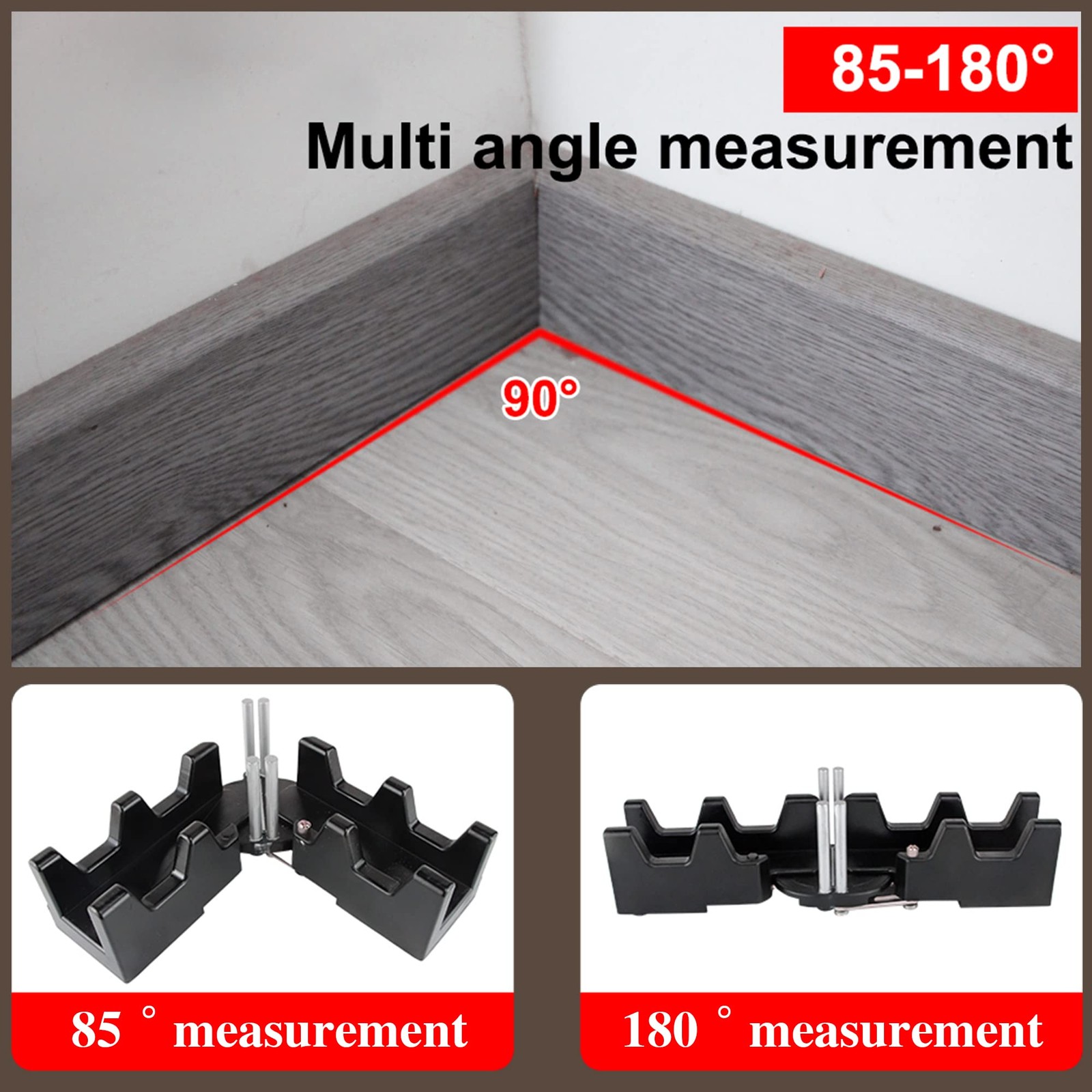 2in1 Miter Saw Protractor Measuring Cutting Tool Precise Angles Home Supplies