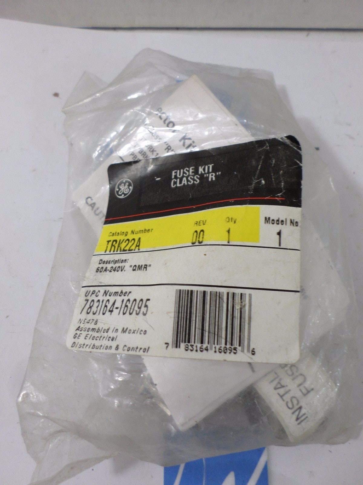 New Surplus General Electric TRK22A Class R Fuse Kit