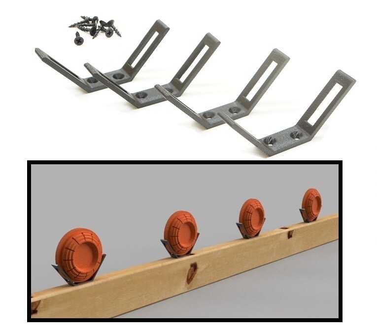 Mounted Trap Skeet Shooting Clay Pigeon Target Holder Mount *4-Pack*