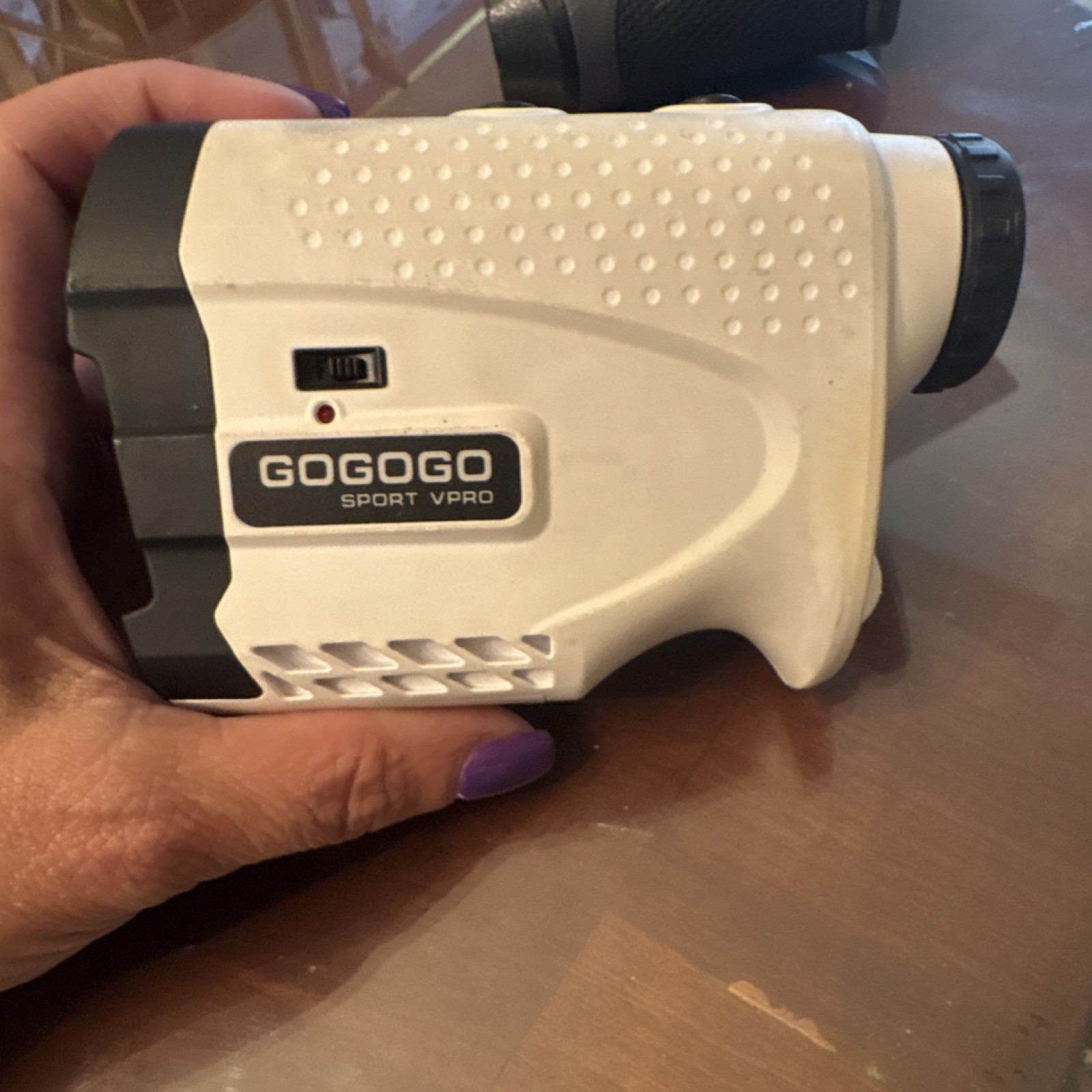 Gogogo Sport Vpro Golf Rangefinder Mode Button White Black Plastic for Golf