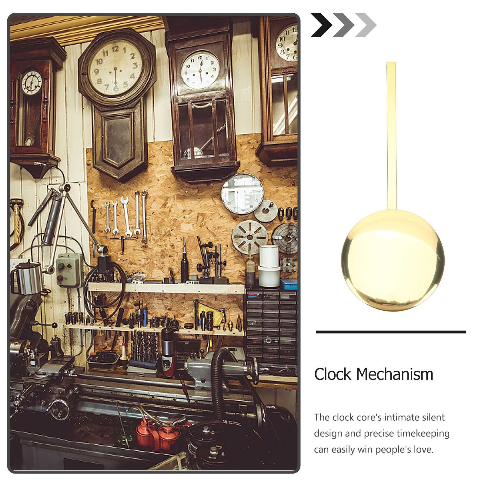 Wall Clock Pendulum Replacement Metal Pendulum Part Wall Clock Accessory