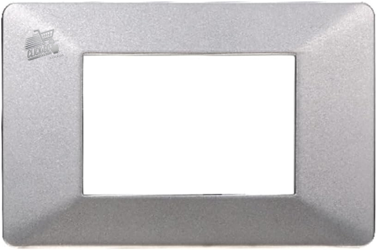 10 Vimar Plana Compatible Plates 3 Modules Polished Gold Switch Socket Holder