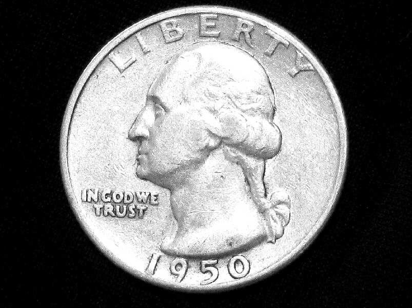 1950 Washington Quarter --- Extra Fine +++