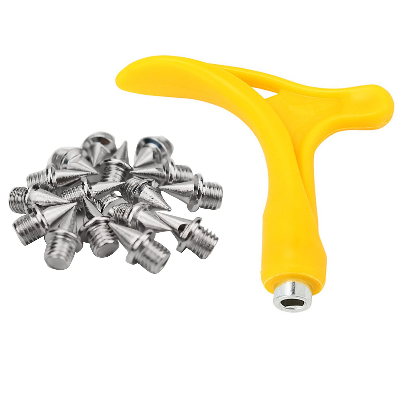 Track Spikes Stainless Steel Wear-Resistant Shoe Spikes Replacement 7mm/48PCs