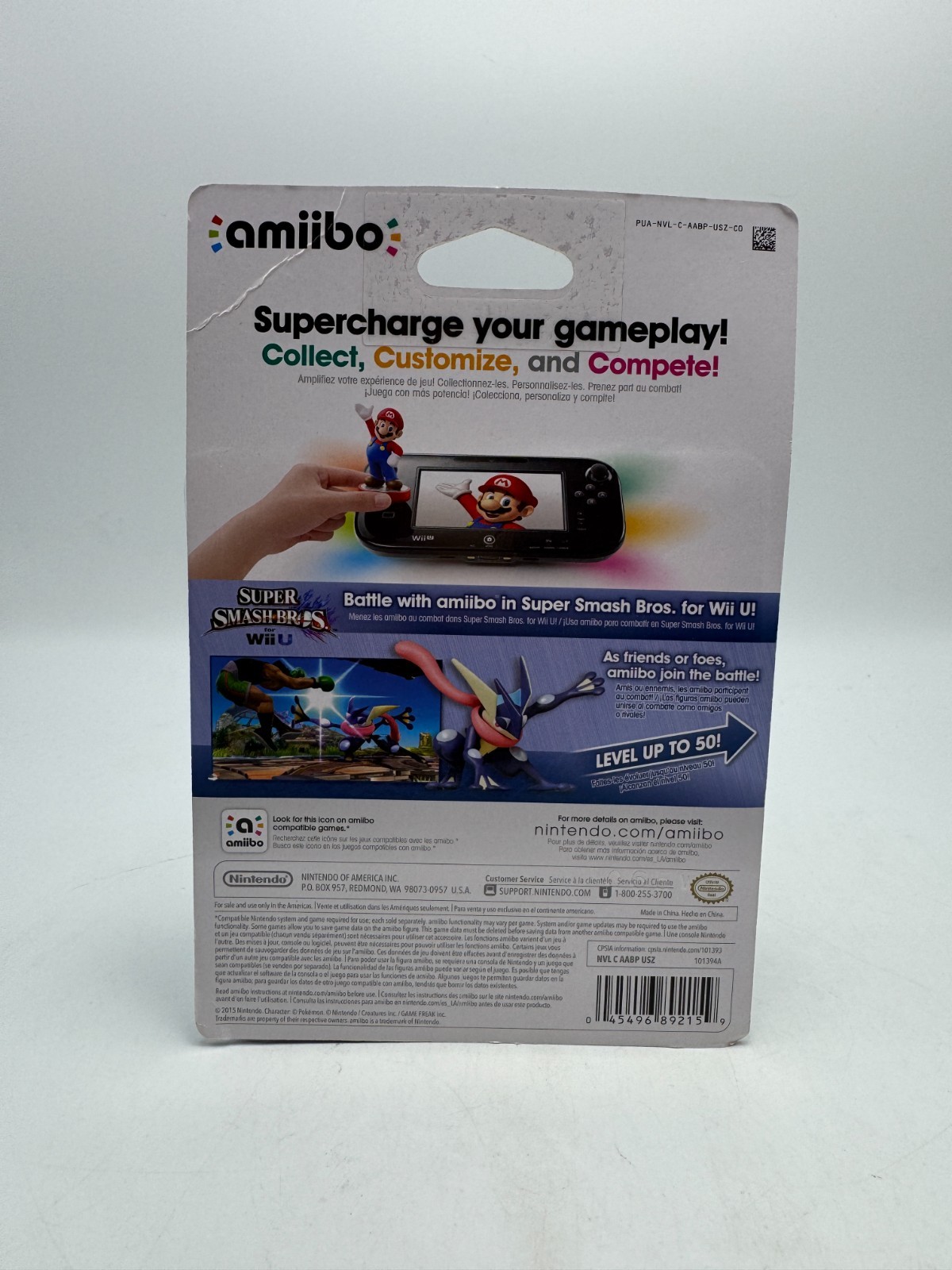 Nintendo Super Smash Bros Greninja Amiibo