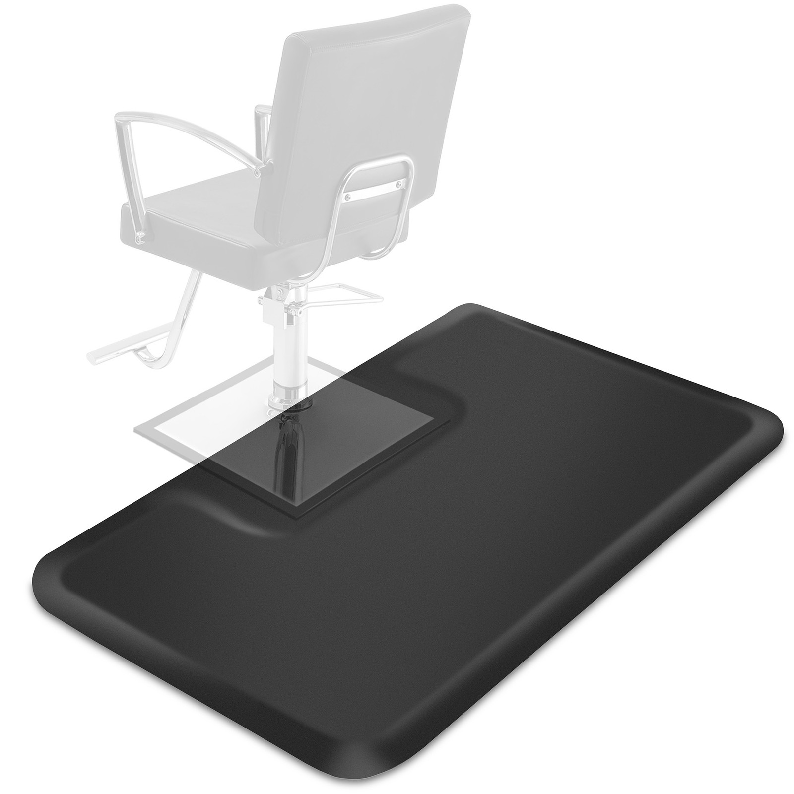 3' x 5' Rectangle Anti-Fatigue Chair Floor Mat for Square Chair, 1/2" Thick