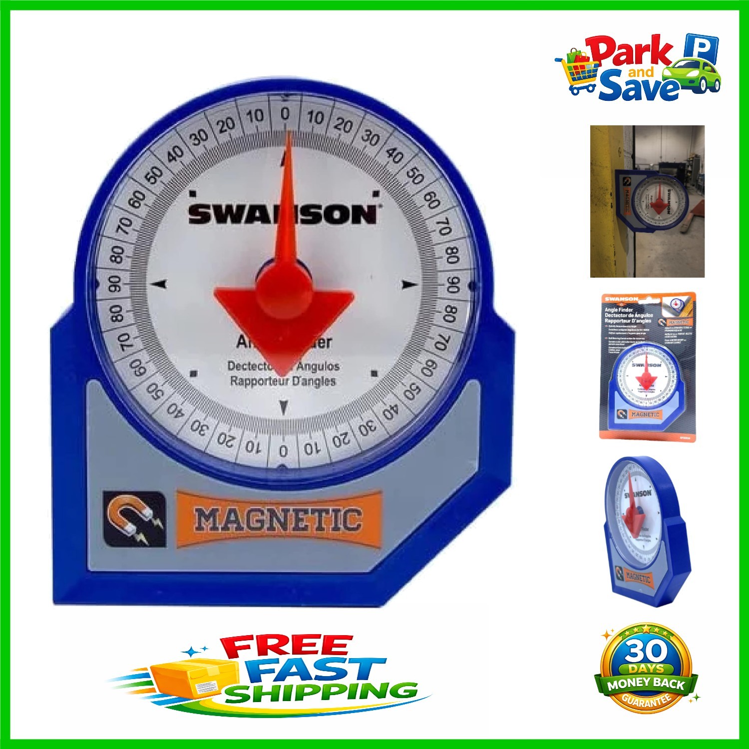 Swanson Magnetic Angle Finder - Portable Tool for Precision Angle Measurements
