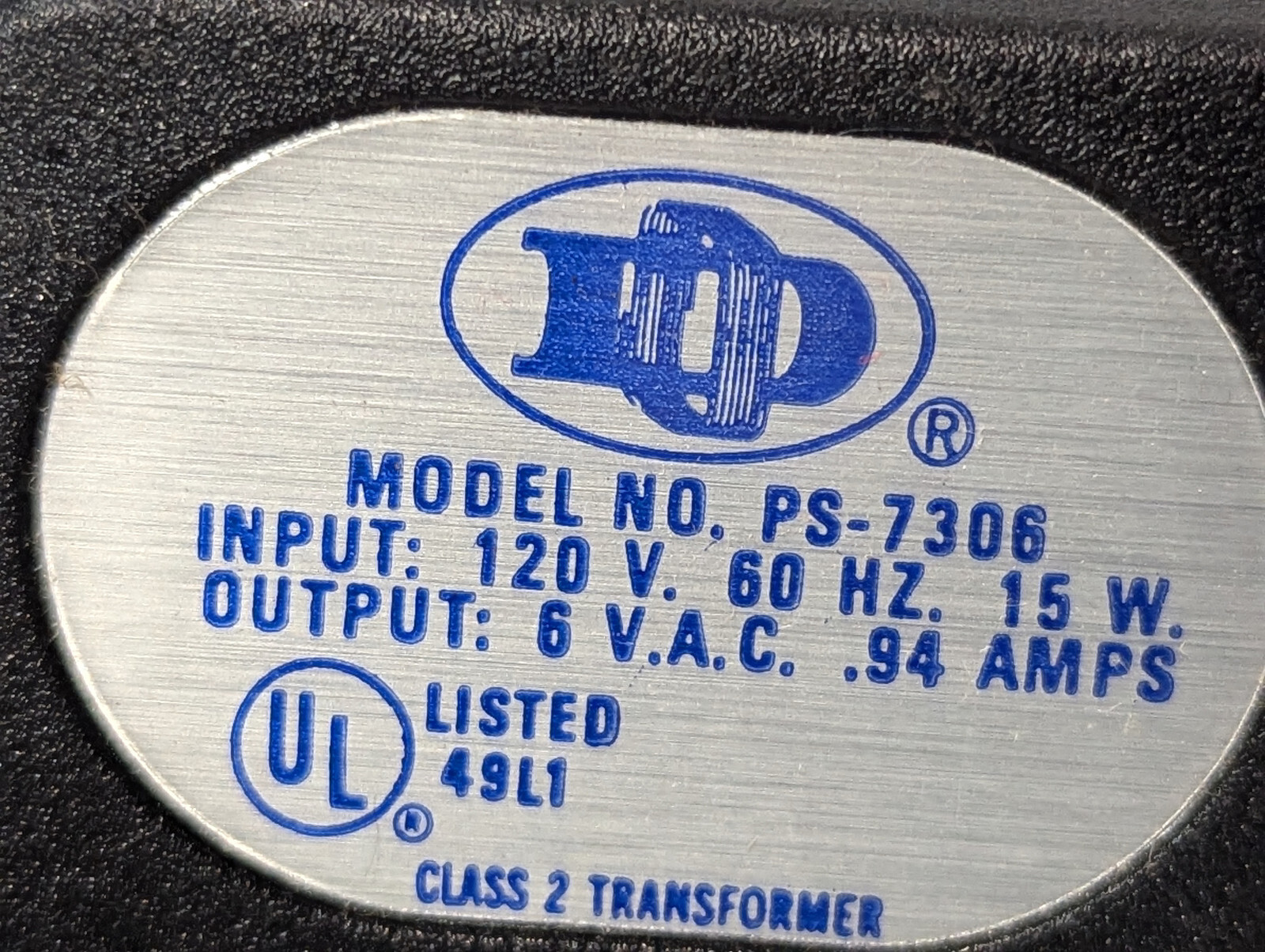 Elect-A-Lite PS-7306,12Volt, Class 2 Transformer