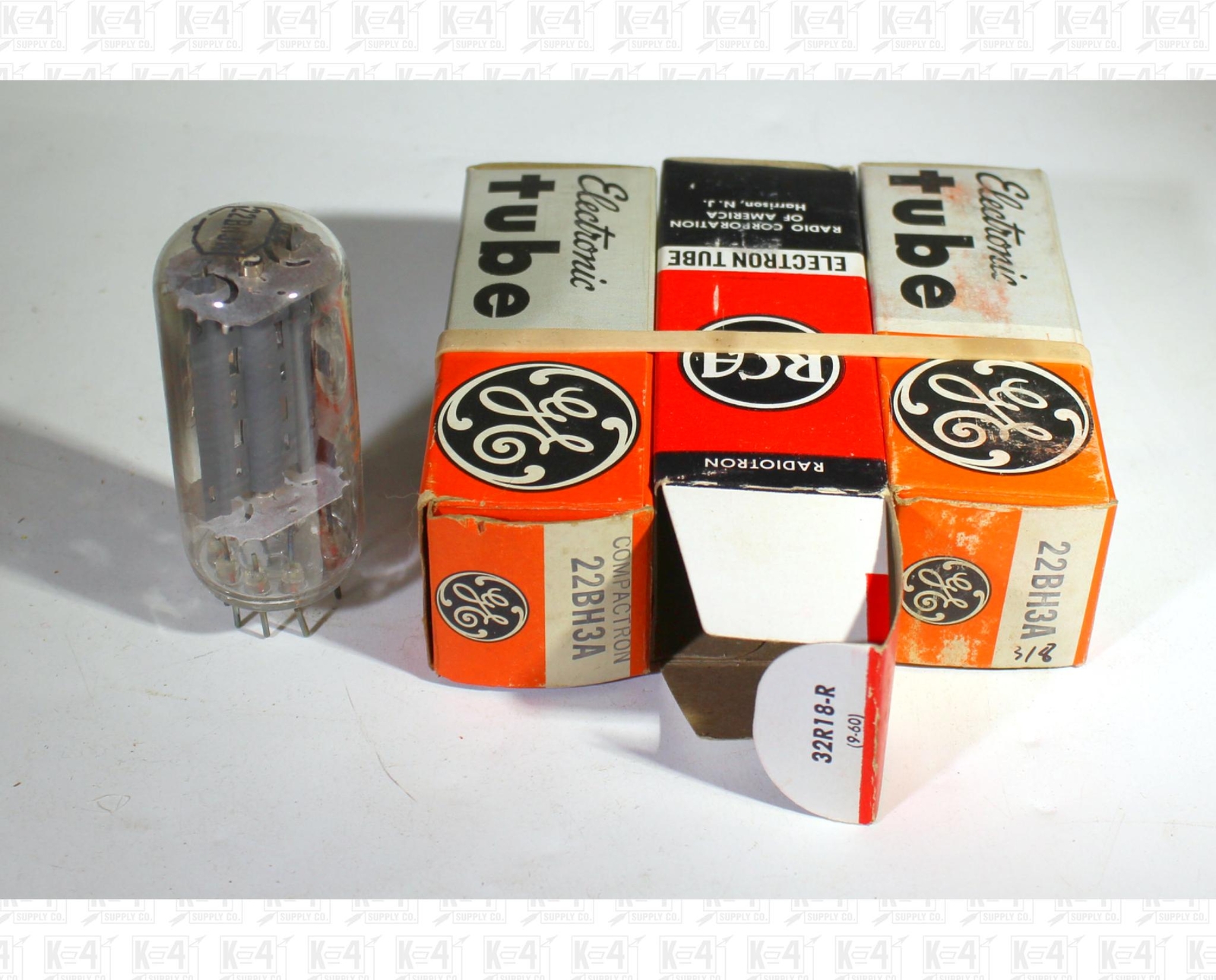 Assorted Brands 22BH3A 22BH3 Vacuum Tubes NOS Lot Of 3 +Box