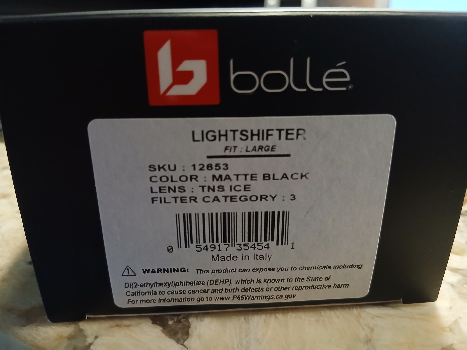 Bolle - LightShifter Black Matte - TNS Ice