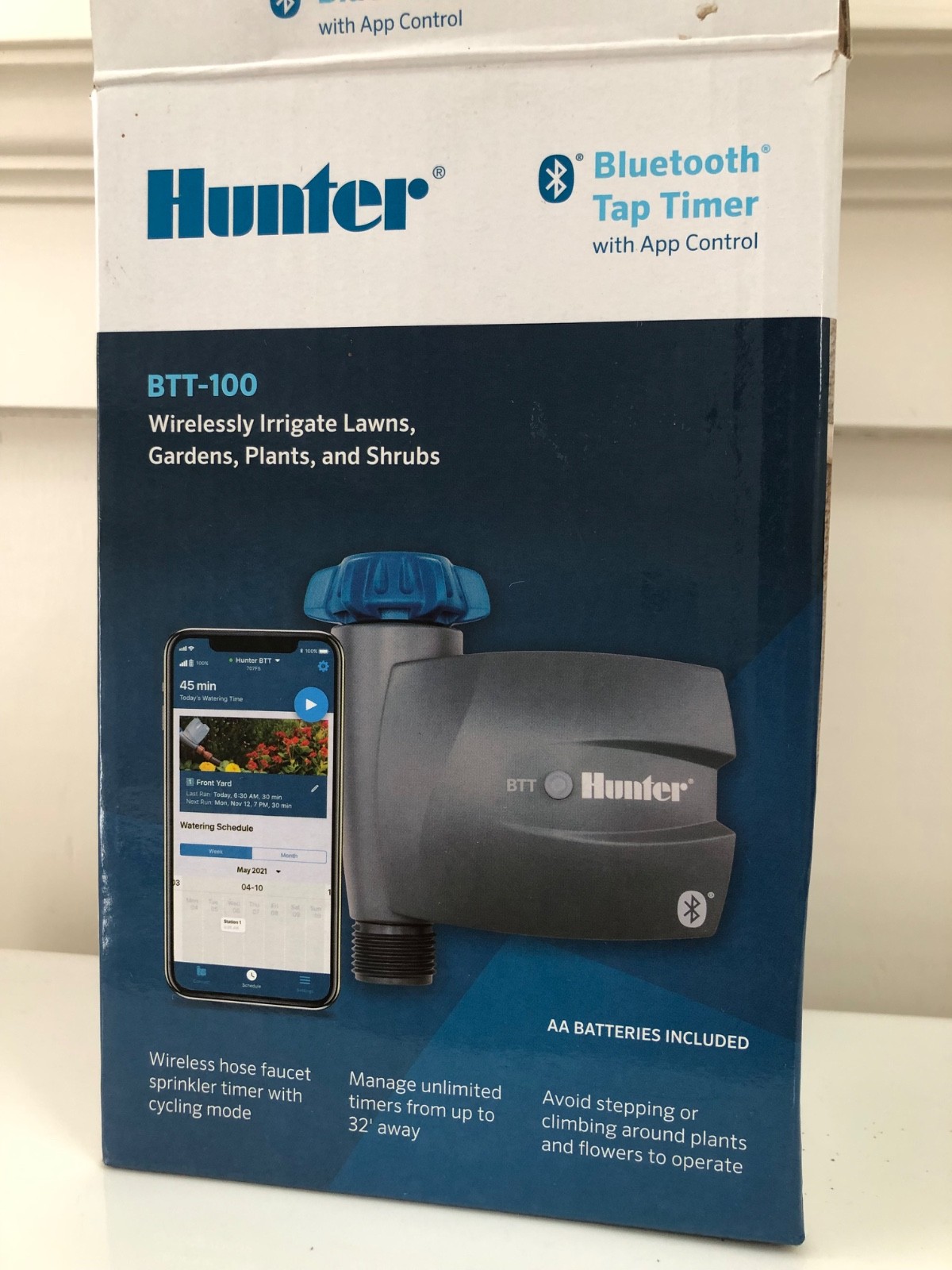 Hunter BTT-100 Single Station Battery Operated Timer Bluetooth App Control
