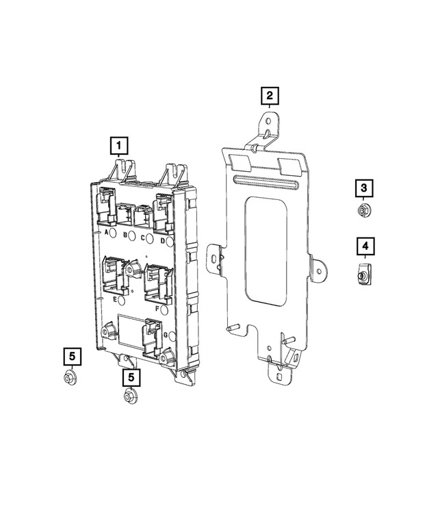 Genuine Mopar Body Controller Module 68496414AE