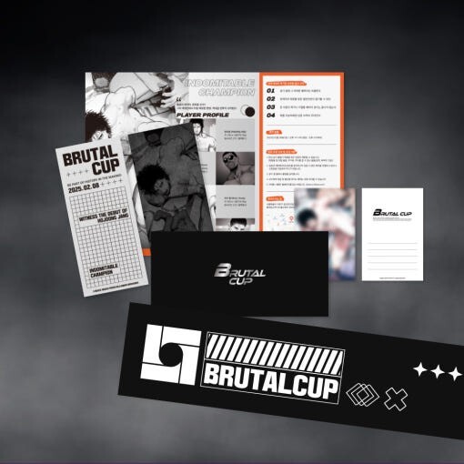 Webtoon MD [ Indomitable Champion 불굴의 챔피언] Brutal Cup Invite Package (BEONGD290)