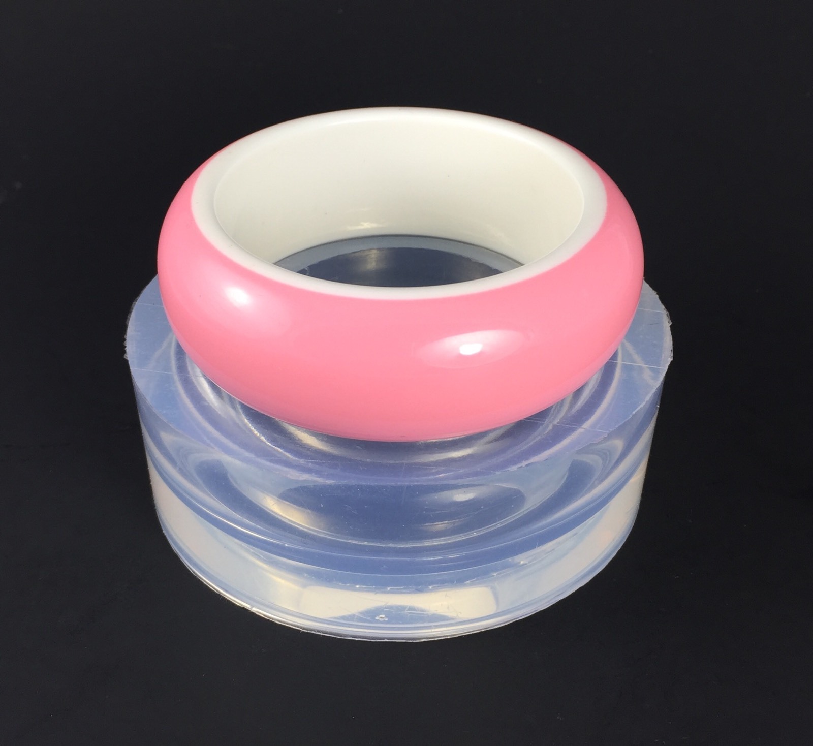 CLEAR SILICONE MOLD (MB116), BANGLE MOLD SIZE SMALL