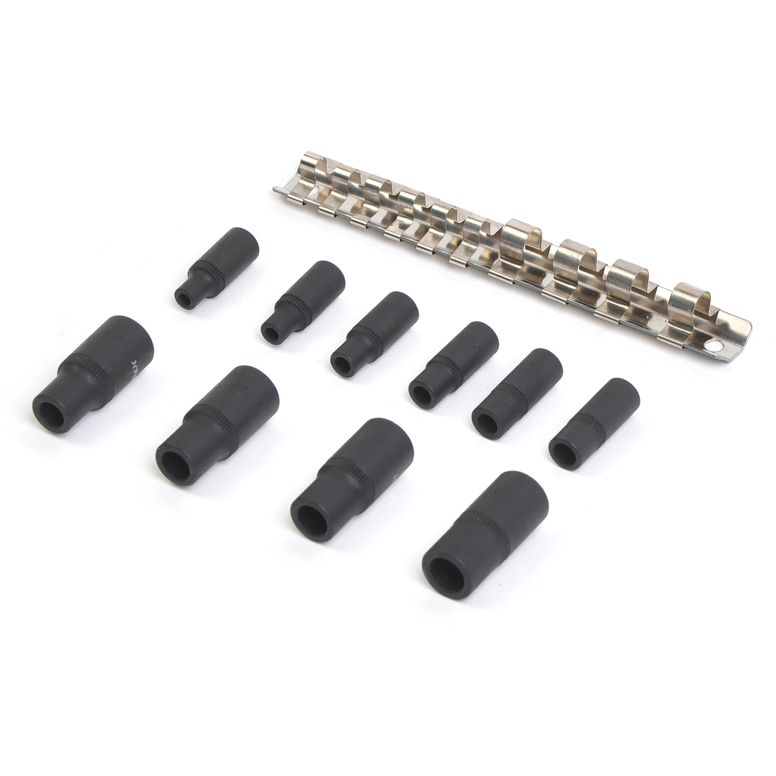 1/4" 3/8"Dr Tap Socket Set Magnetic Tap Holders Kit Set Thread Cutting Tool 10pc