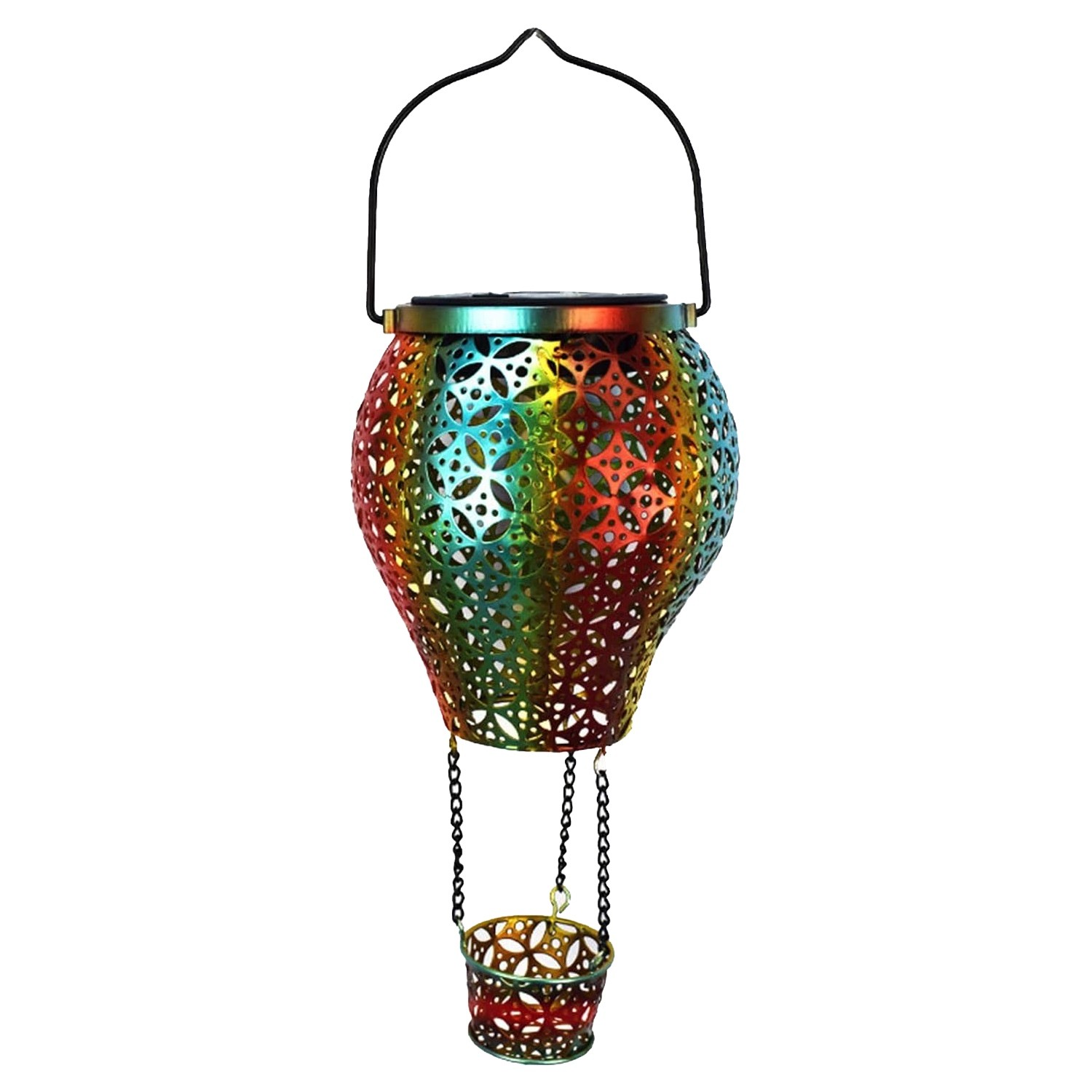 Drip Depot Solar Hot Air Balloon Garden Light