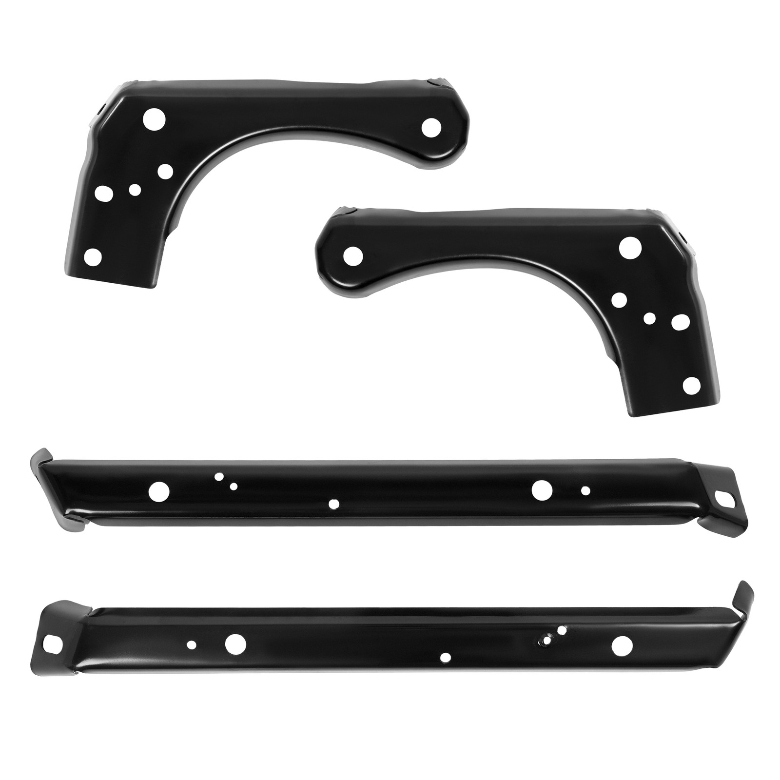 Front Bumper Inner Outer Brackets Left Right For Dodge Ram 1500 2500 1994-2002