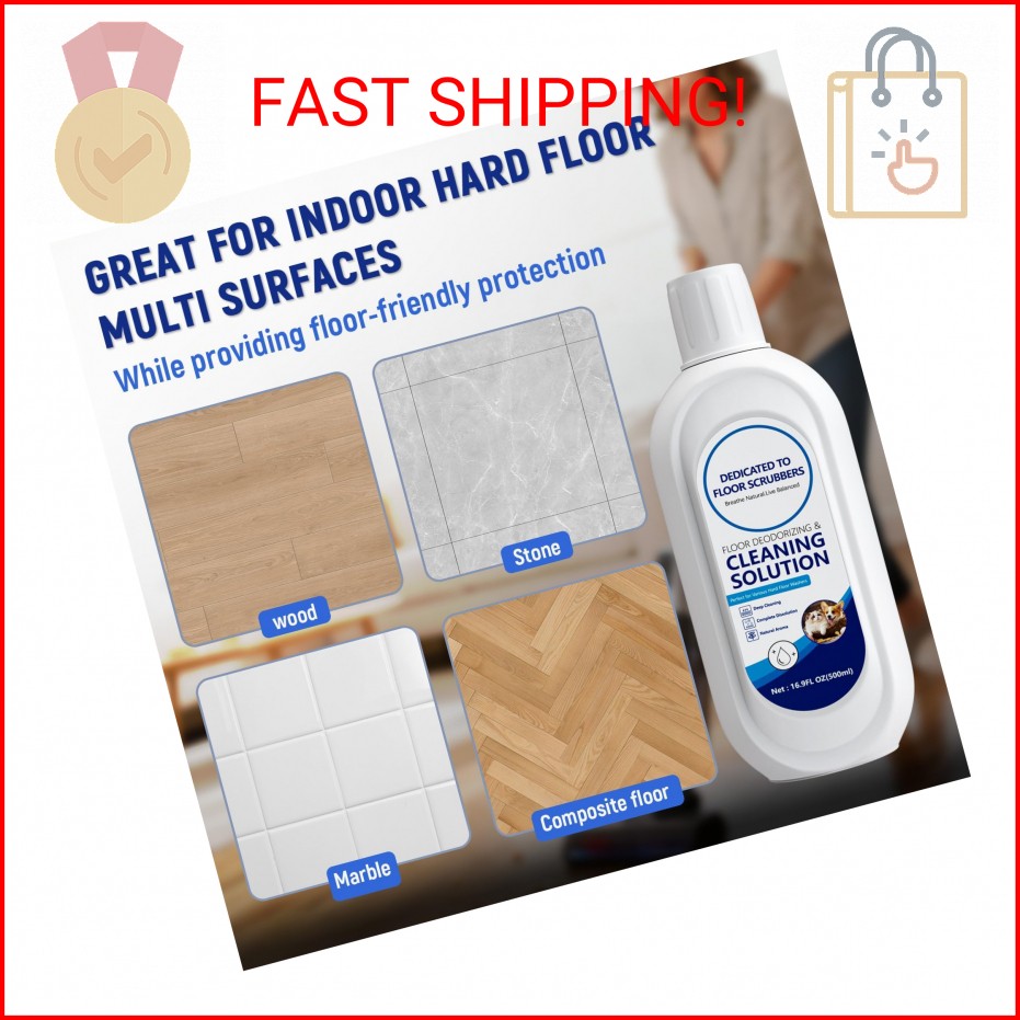 5 Bottle Multi-Surface Floor Cleaning Solution Compatible with Tineco iFLOOR 2/3