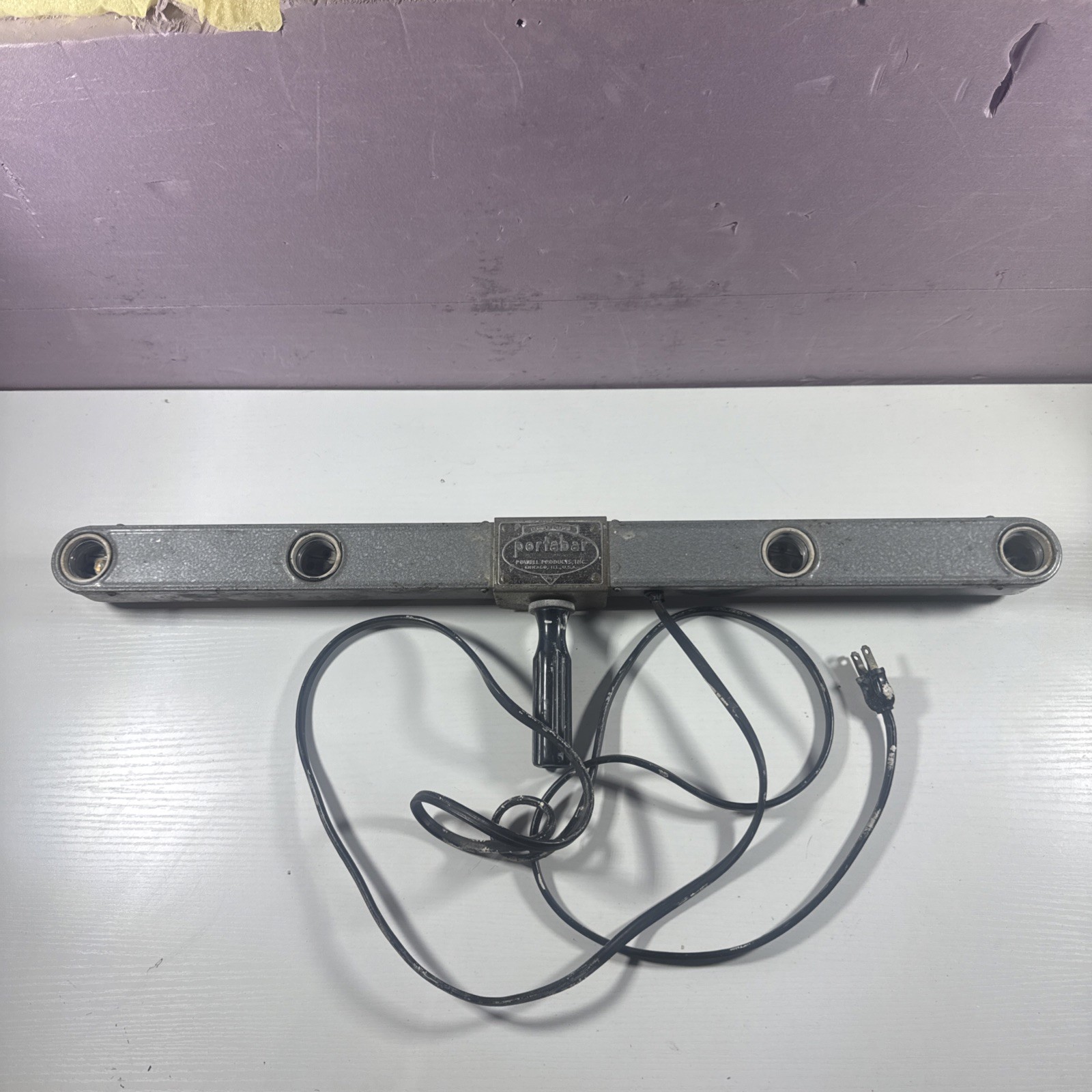 Vintage Portabar Model # 100 Portable Sunshine Works