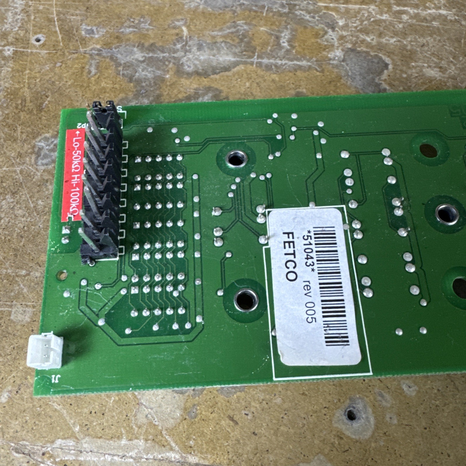 Fetco CBS2031/2 D2P Board Switching Assembly, 8 Keys 2006