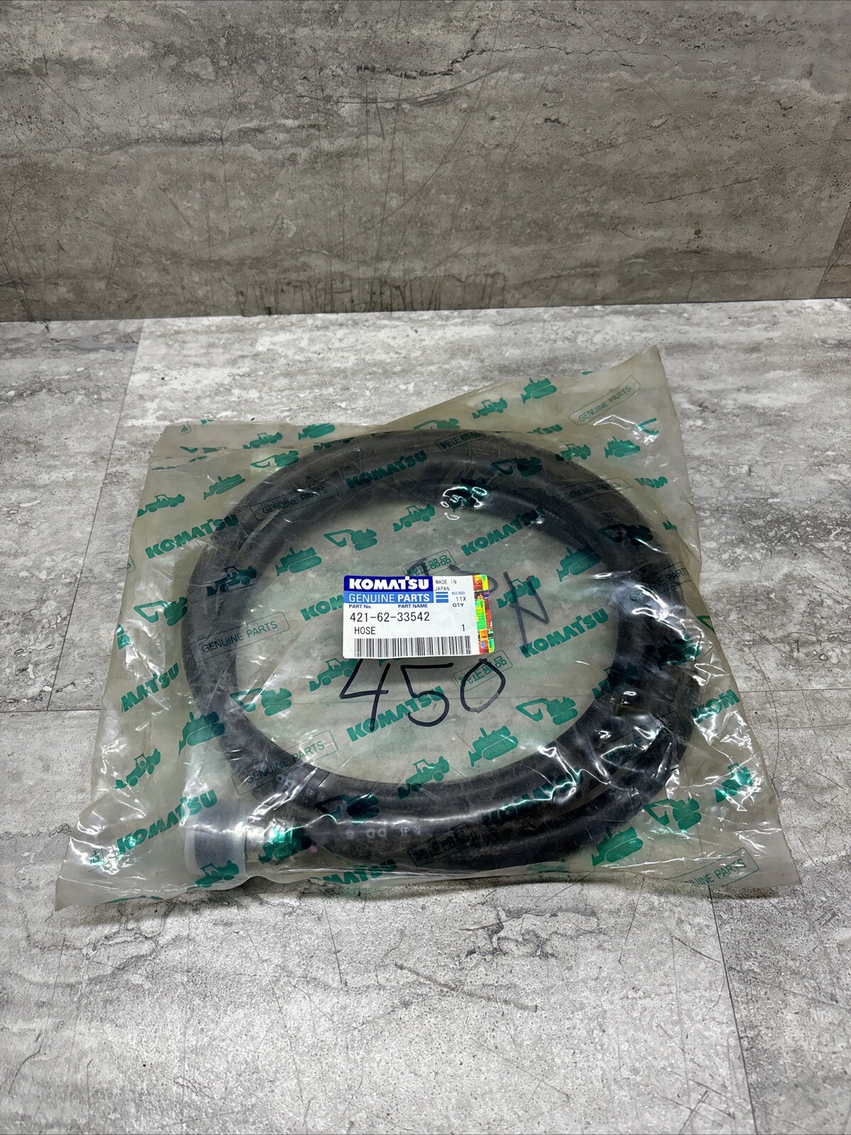 OEM Komatsu 421-62-33542 Hose, New