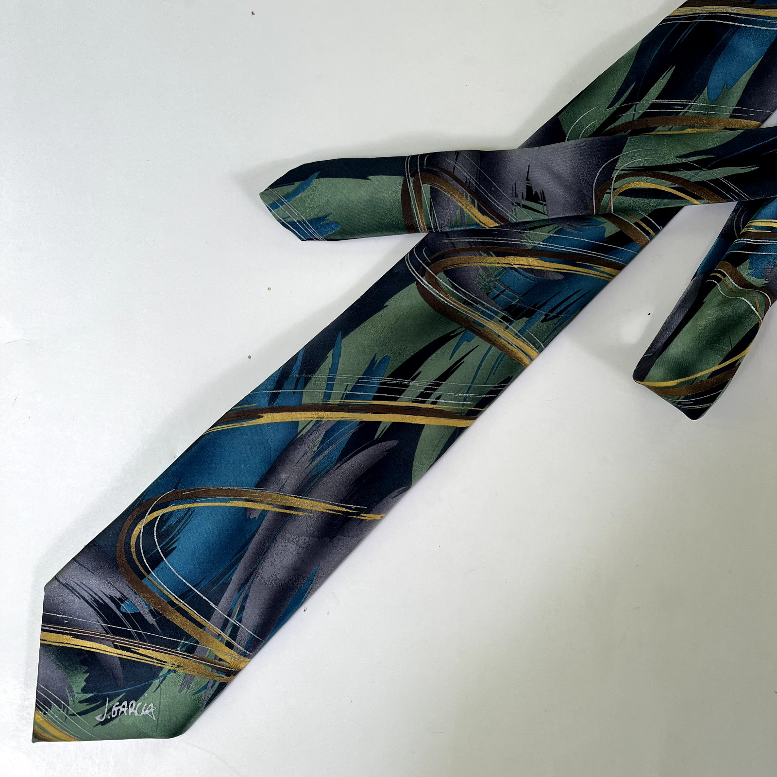 grateful dead JERRY GARCIA tie - LANDSCAPE  artist proof no. 2014 COLLECTORS ED.