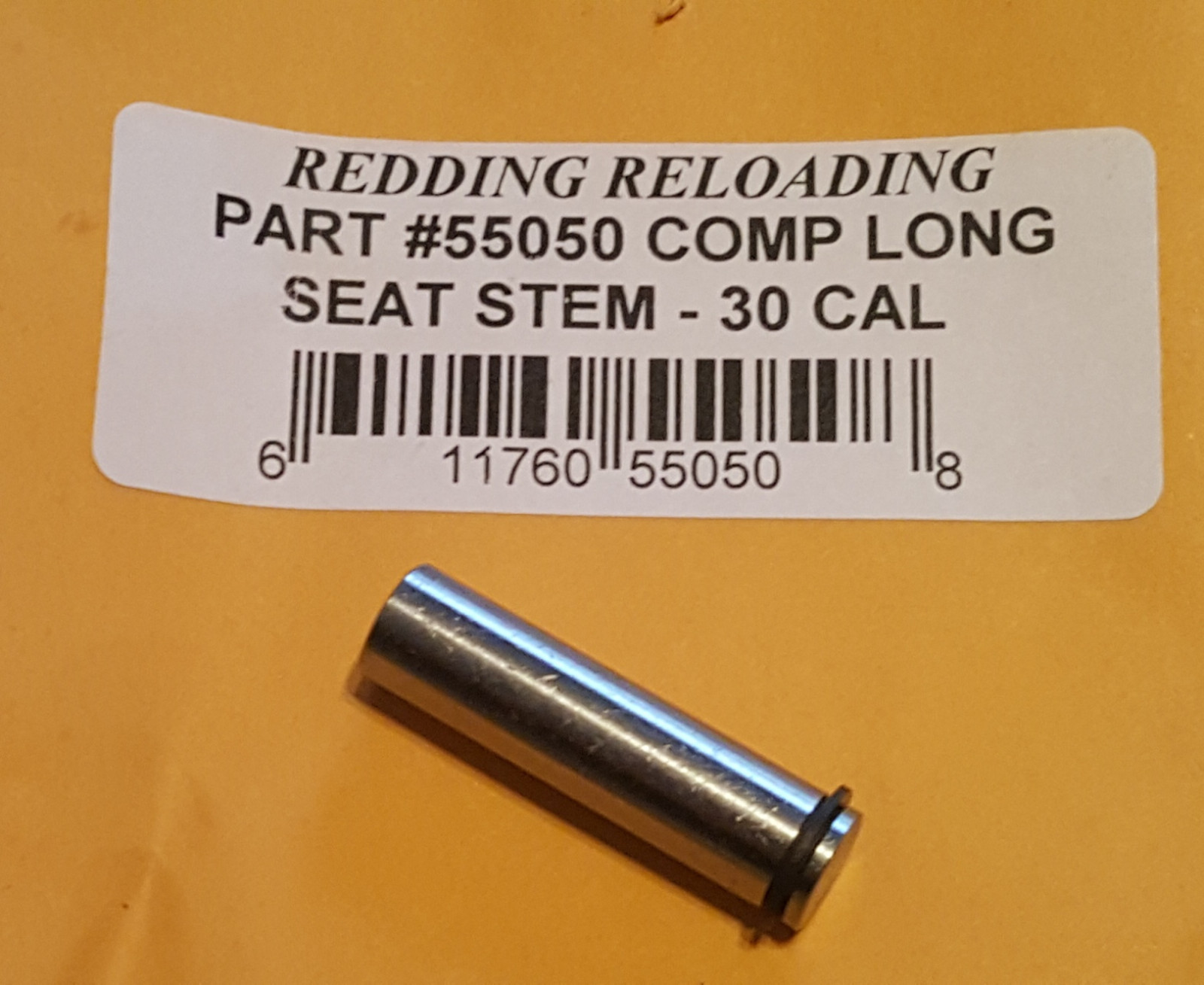 55050 REDDING STANDARD COMPETITION SEATING DIE STEM 7.62MM 30 CAL *LONG* - NEW