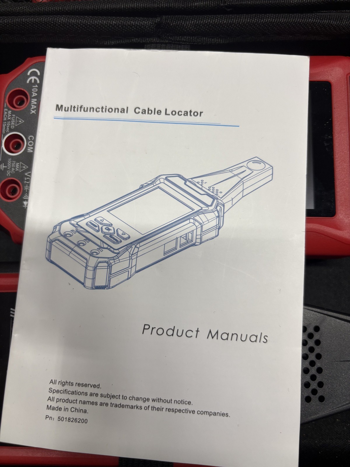 Professional Underground Wire Locator for Buried Cable Tracing and Detection