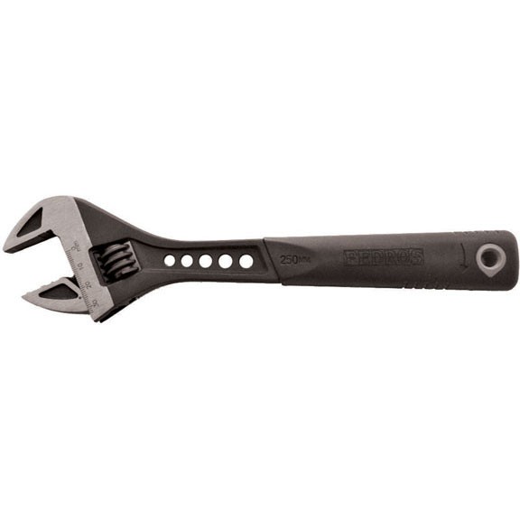 Pedro's 10-Inch Adjustable Wrench with Chrome Vanadium & Ergonomic TPR Handle