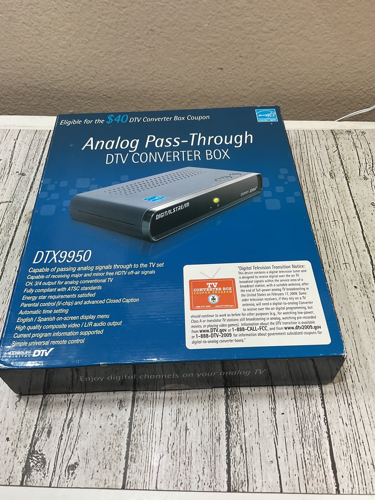 Digital Stream DTX9950 Analog Pass-Through DTV Converter