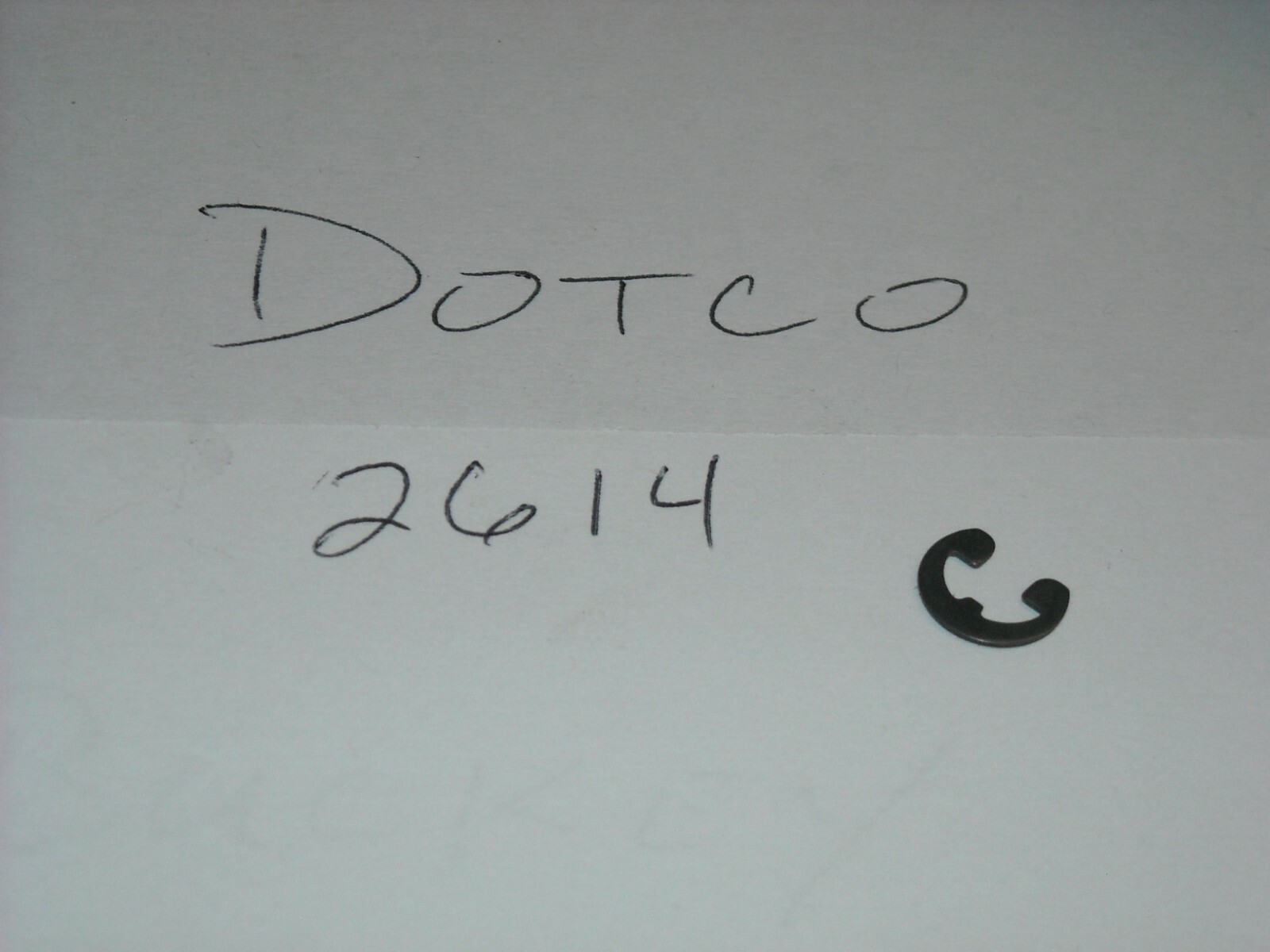 2614, Retaining Ring, Dotco, Cooper Tools, New
