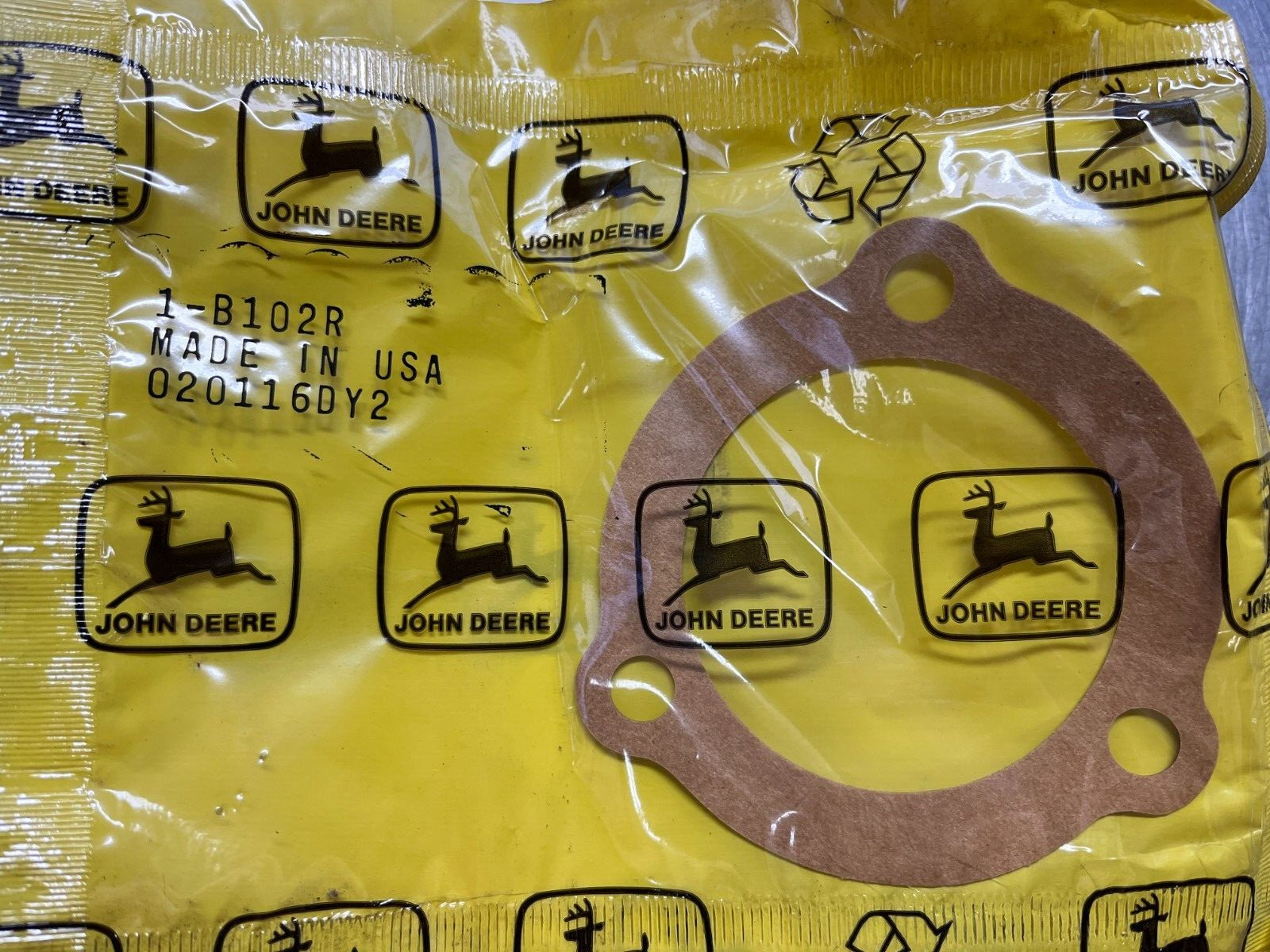 B102R Genuine OEM John Deere GASKET