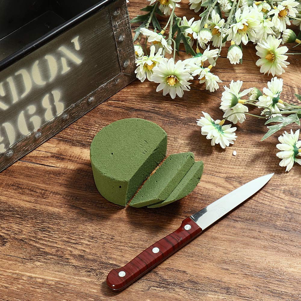 TAOPE 15 PCS Floral Foam, Green Block for Artificial Flowers, 3.15IN,