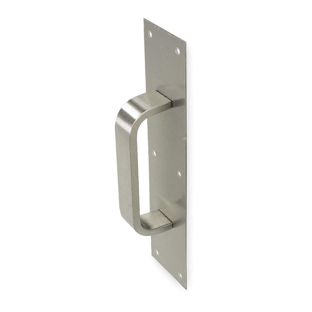 ROCKWOOD 122 X 70A.28 Pull Plate,Rectangle Grip,Aluminum,3 x12 2RGP9