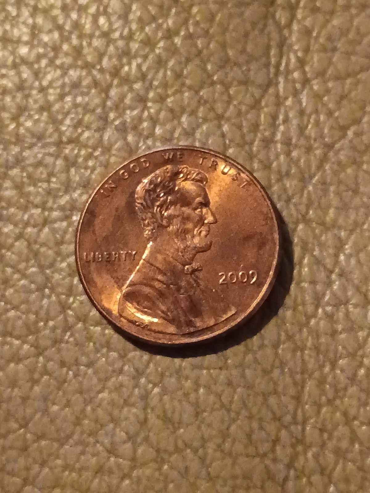 Rare 2009 No Mint Mark, 3 Finger Lincoln Penny.