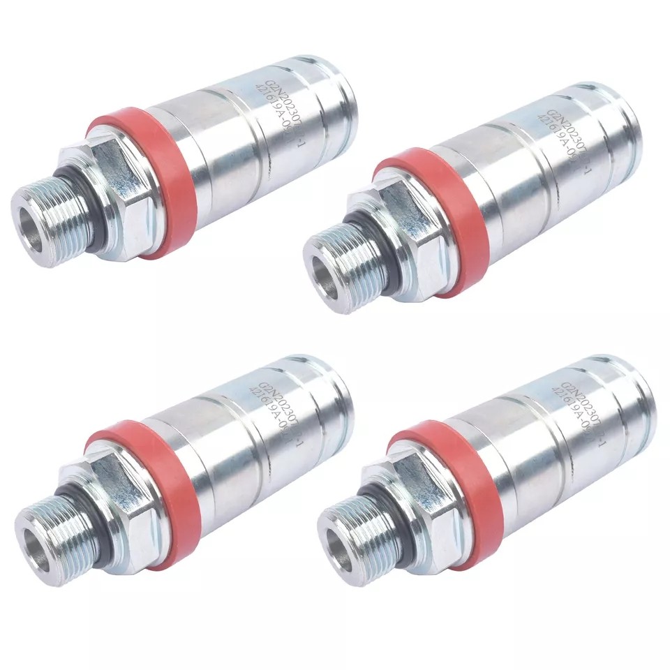 4x Hydraulic Coupling for John Deere 6400 6410 6420 6430 7430 7515 7530 SE6010
