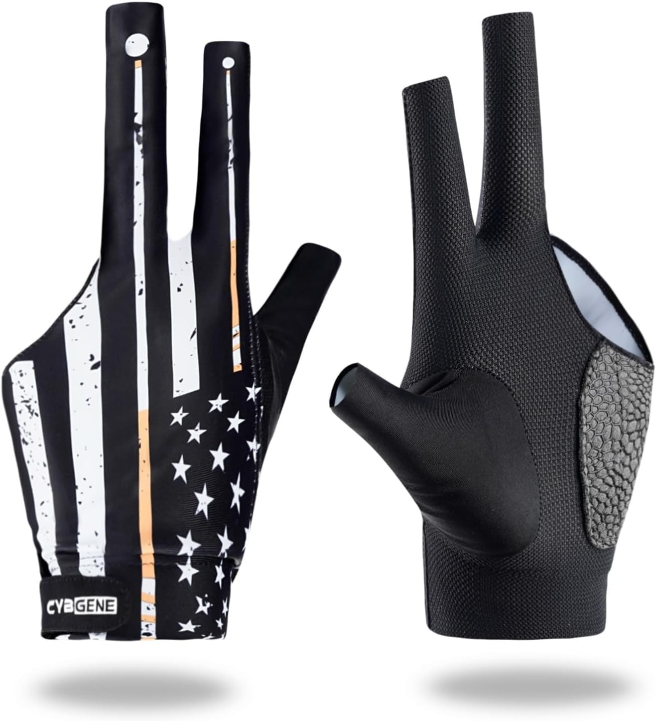 Billiard Pool Gloves for Left Hand 3 Finger, Quick-Dry Breathable, Shooters Snoo