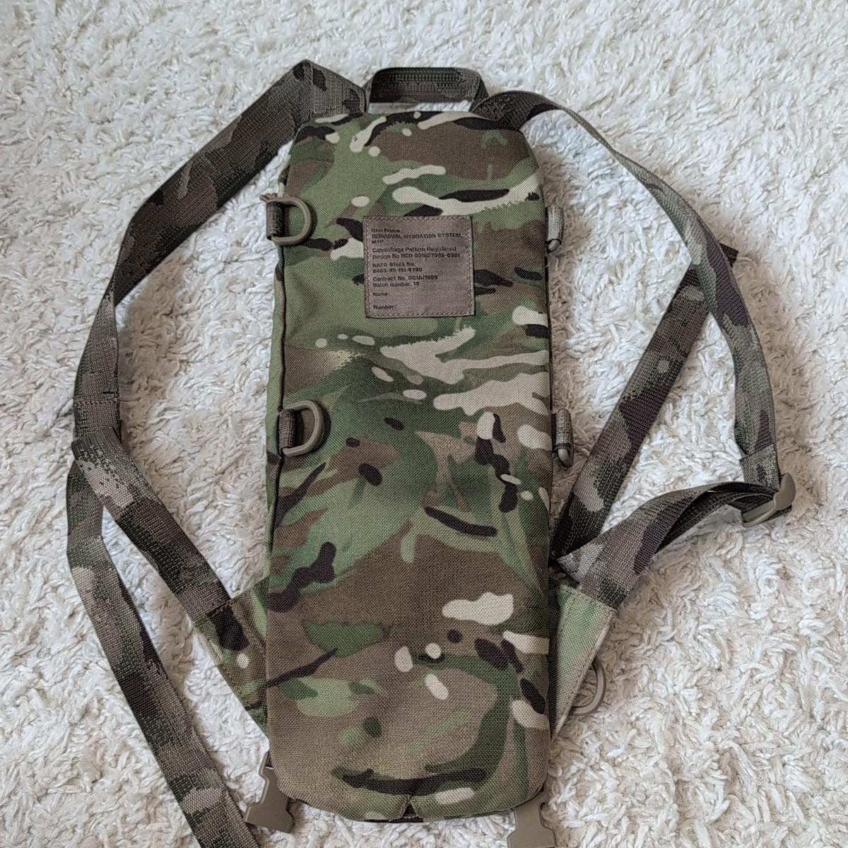 Camelbak Army Hydration Pack System Carrier + Bladder Woodland Camo
