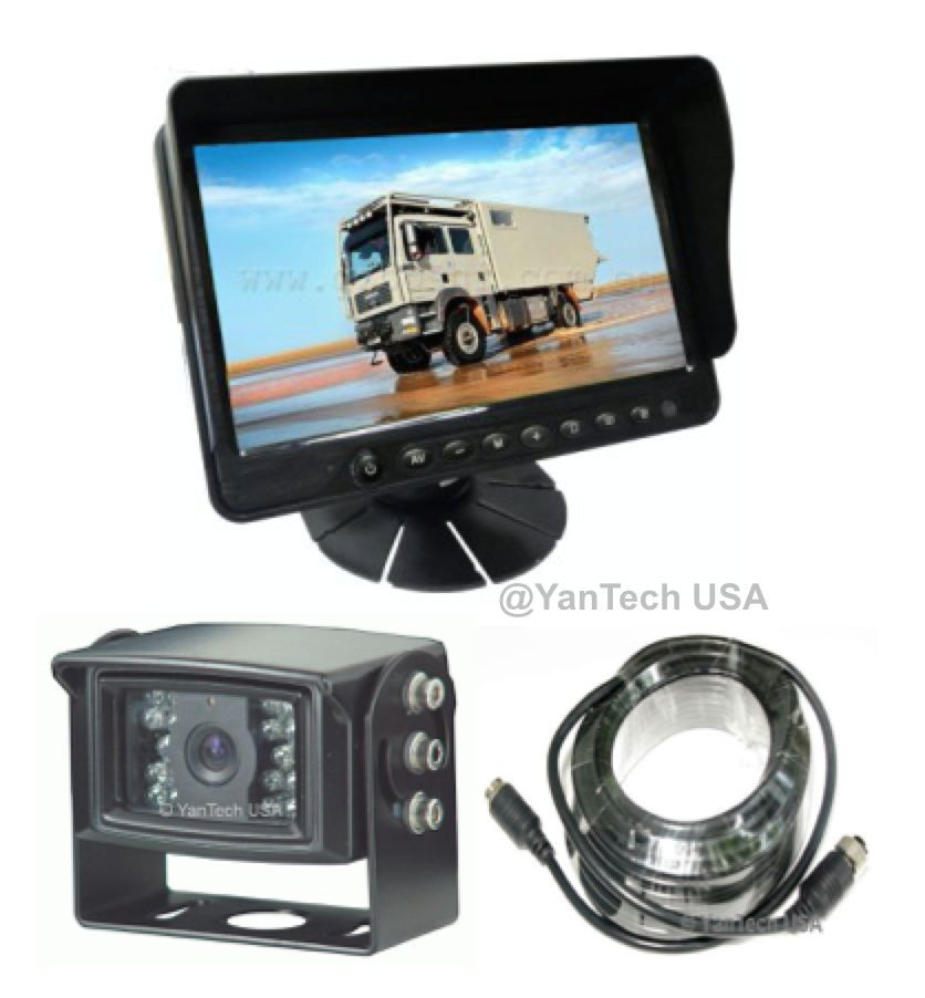 5“ LCD COLOR REAR VIEW BACKUP CAMERA SYSTEM With 120° CCD 700TVL CAMERA+32'CABLE