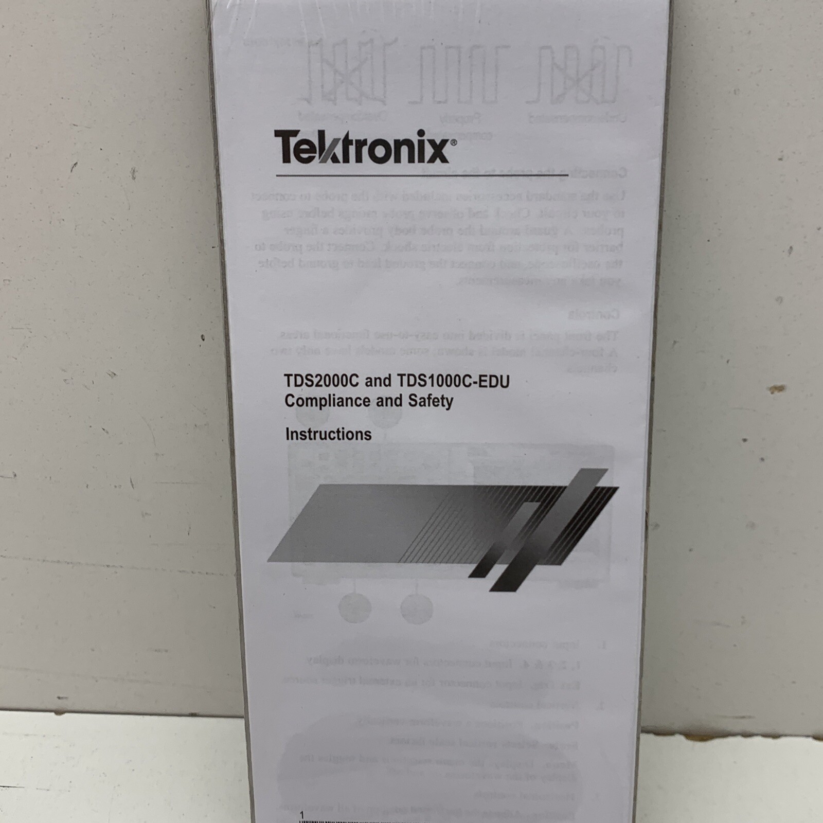 Tektronic TDS2000C Instructions, Software, 003143302 Screwdriver, and Bands